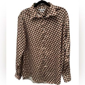 Zara Silk Pattern Shirt
